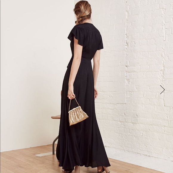 NWT Reformation Orchid in Black - Picture 6 of 8